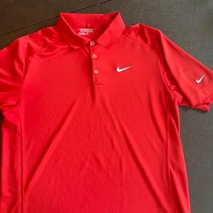 Nike Large Red Golf Polo!